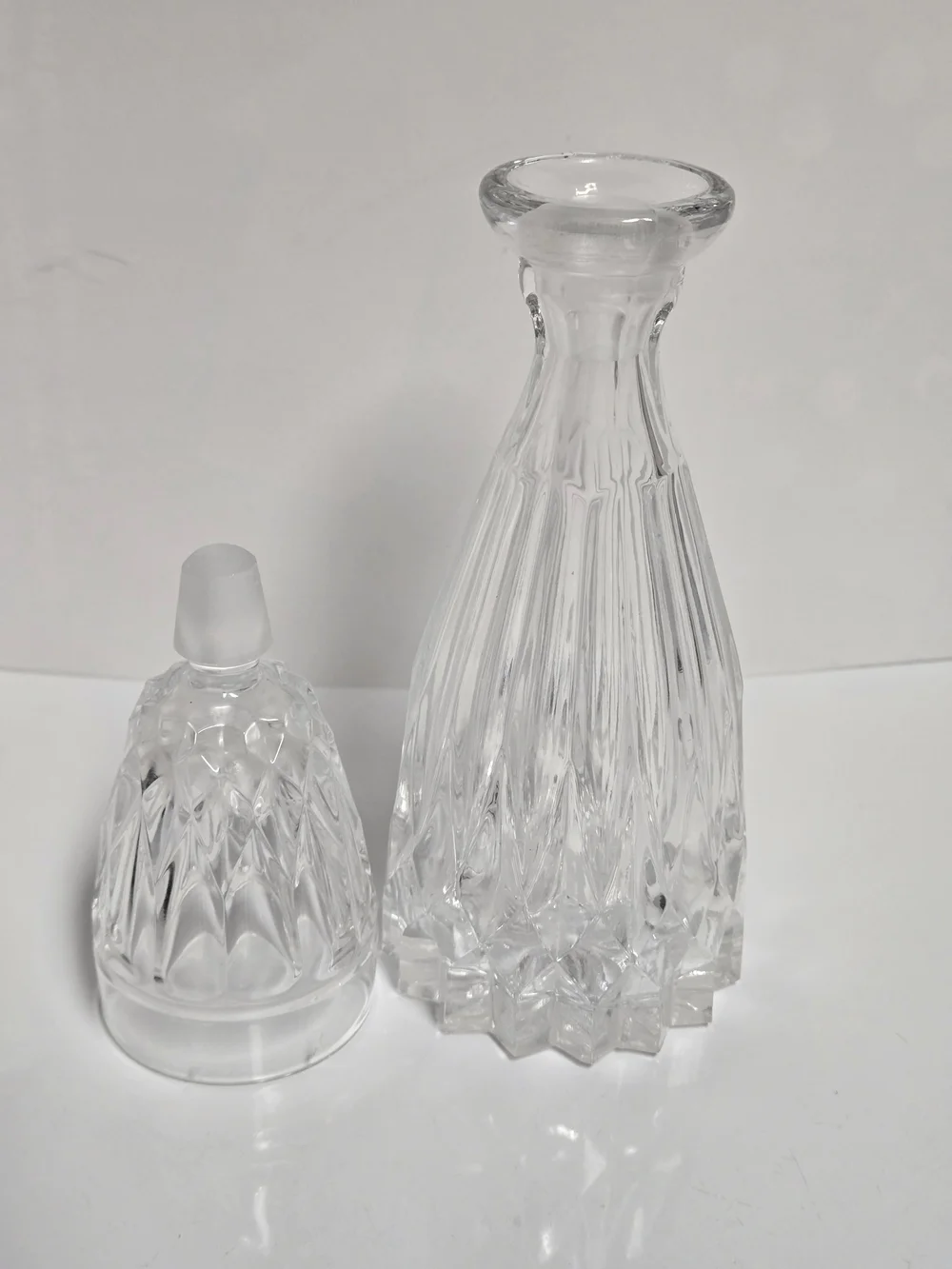 1930’s Barski Bohemia Cut Lead Crystal Mouthwash Decanter